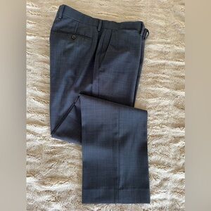 Banana Republic Men’s Slim Fit Wool Dress Pants – Blue Slate, 33x30, All‑Season